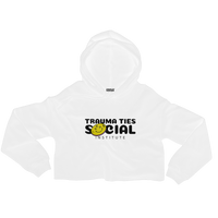 TTSI Wht Crop Hoodie