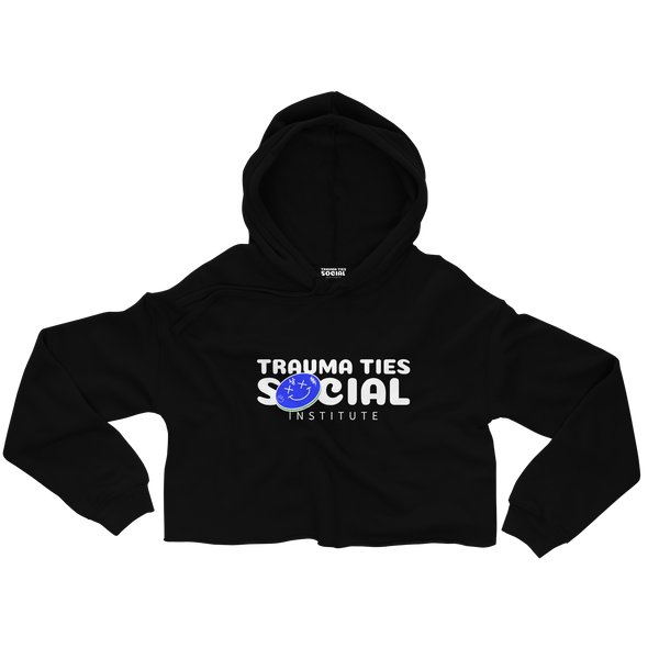 TTSI Blk Crop Hoodie