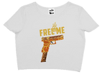 FM Giraffe crop tee